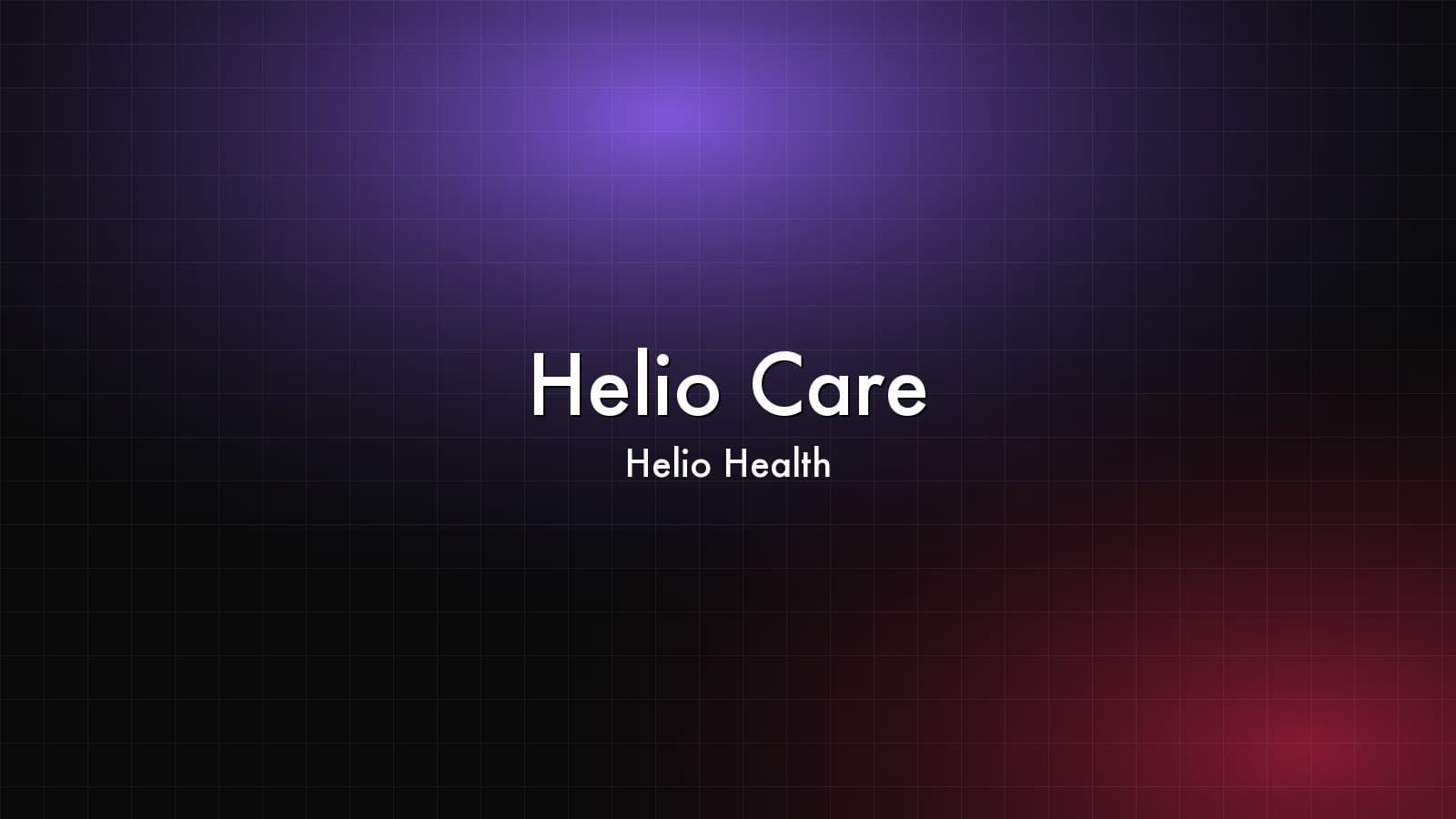 Helio Care — Helio Health