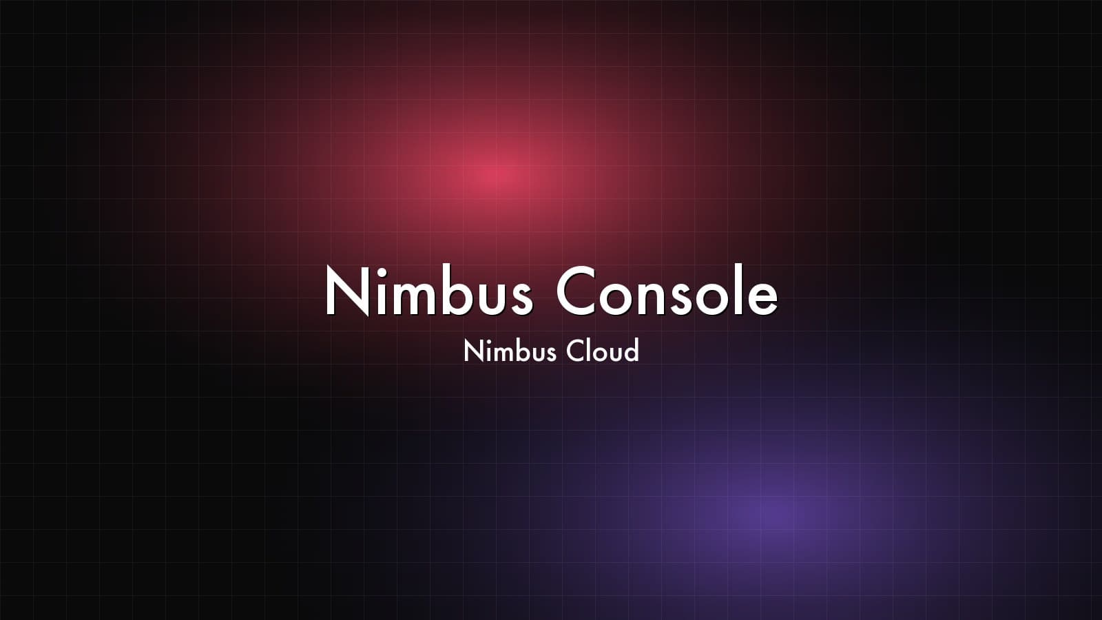Nimbus Console — Nimbus Cloud